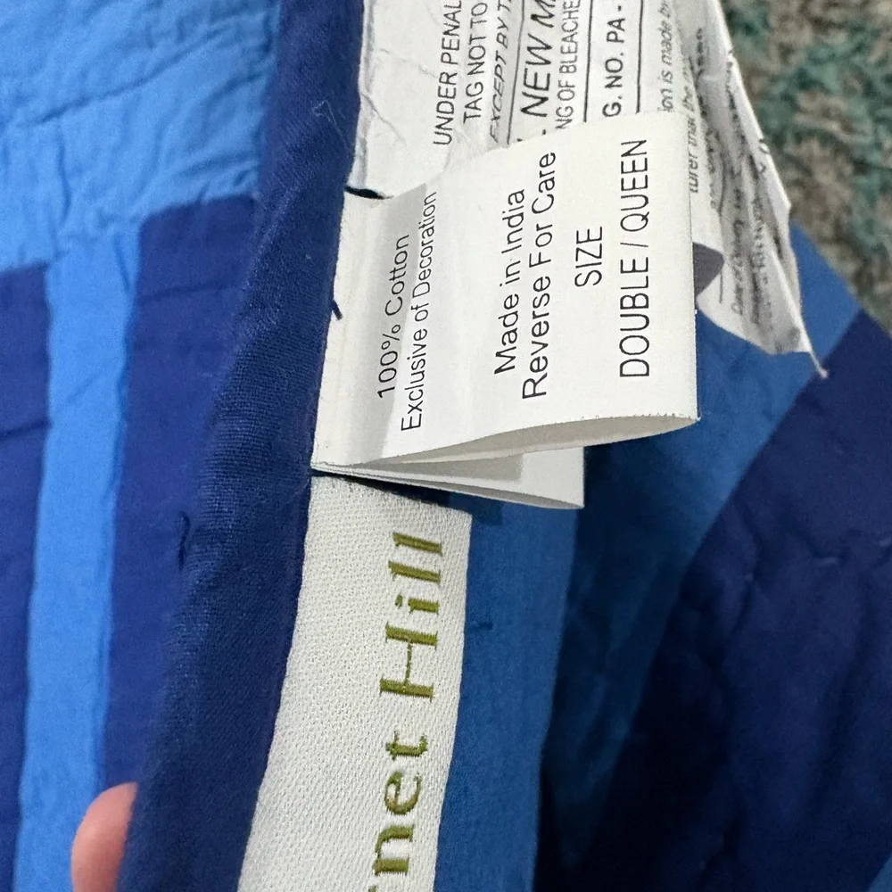 Garnet hill Rocket Ship Quilt- queen sized- new without tags- rare!!